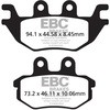 FA686TT �J�[�{�� TT �p�b�h Enduro/MX �o�C�N ���A�����p EBC Brakes (�C�[�r�[�V�[�u���[�L) 43852964