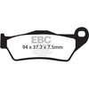 EBC-Brakes SFA Series Scooter Organic Pads to fit Front Right