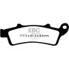 EBC-Brakes SFA Series Scooter Organic Pads to fit Front Right