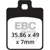 EBC-Brakes SFAHH Sintered Scooter Series Pads to fit Front Left