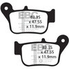 SFA628HH SFAHH �V���^�����O ScooteR �V���[�Y �p�b�h ���A�E���p EBC Brakes (�C�[�r�[�V�[�u���[�L) 43854784
