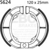 Plain モーターサイクル リプレイスメント ブレーキシューズ フロント右側用 EBC Brakes (イービーシーブレーキ)