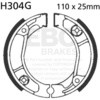 EBC-Brakes Motorcycle Grooved Replacement Brake Shoes to fit Rear Left