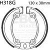 EBC-Brakes Motorcycle Grooved Replacement Brake Shoes to fit Rear Left