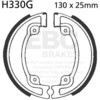 EBC-Brakes Motorcycle Grooved Replacement Brake Shoes to fit Rear Left