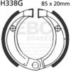 EBC-Brakes Motorcycle Grooved Replacement Brake Shoes to fit Front Left