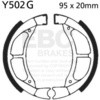 EBC-Brakes Motorcycle Grooved Replacement Brake Shoes to fit Front Left