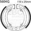 EBC-Brakes Motorcycle Grooved Replacement Brake Shoes to fit Rear Left