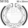 EBC-Brakes Motorcycle Grooved Replacement Brake Shoes to fit Front Left