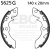 EBC-Brakes Motorcycle Grooved Replacement Brake Shoes to fit Front Left