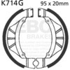 EBC-Brakes Motorcycle Grooved Replacement Brake Shoes to fit Front Left