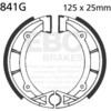 EBC-Brakes Motorcycle Grooved Replacement Brake Shoes to fit Front Left