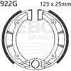 EBC-Brakes Motorcycle Grooved Replacement Brake Shoes to fit Front Left