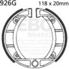 EBC-Brakes Motorcycle Grooved Replacement Brake Shoes to fit Front Left