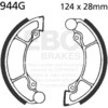 EBC-Brakes Motorcycle Grooved Replacement Brake Shoes to fit Front Left