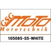 GSG mototechnik / GSGモトテクニック Crash Pad set， White for Suzuki GSX 1200 INAZUMA (1999 -) | 105085-S5-WHITE