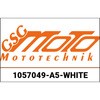 GSG mototechnik / GSGモトテクニック Crash Pad set， White for Aprilia ETV 1000 Capo Nord | 1057049-A5-WHITE