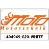 GSG mototechnik / GSGモトテクニック Crash Pad set， White for Suzuki GSX-R 600 (2001-2003) | 404949-S20-WHITE