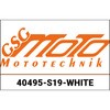 GSG mototechnik / GSGモトテクニック Crash Pad set， White for Suzuki GSF 400 Bandit | 40495-S19-WHITE