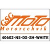 GSG mototechnik / GSGモトテクニック Crash Pad set， White for Benelli Leoncino 500 (2018 -) | 40602-N5-DS-SH-WHITE