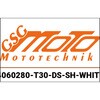 GSG mototechnik / GSGモトテクニック Crash Pad set， White for Triumph Bonneville T100 (2017 -) | 4060280-T30-DS-SH-WHITE