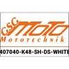 GSG mototechnik / GSGモトテクニック Crash Pad set， White for Kawasaki Z 1000 SX (2011-2016) | 407040-K48-SH-DS-WHITE