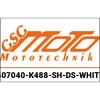 GSG mototechnik / GSGモトテクニック Crash Pad set， White for Kawasaki Ninja 1000 SX (2020 -) | 407040-K488-SH-DS-WHITE