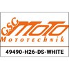 GSG mototechnik / GSGモトテクニック Crash Pad set， White for Honda CBF 1000 (2006 -) | 49490-H26-DS-WHITE