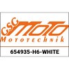 GSG mototechnik / GSGモトテクニック Crash Pad set， White for Honda CBF 600 (2004-2007) | 654935-H6-WHITE