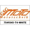 GSG mototechnik / GSGモトテクニック Crash Pad set， White for Triumph Daytona T 595 / 955i (1997-2001) | 7549345-T4-WHITE
