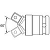 EA164D-3 1/2”sqx65mmインパクトユニバーサルジョイント エスコ 44075089