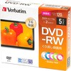 VHW12NX5D1-B �J��Ԃ��^��pDVD-RW 5�F�J���[�~�b�N�X Verbatim(�o�[�x�C�^��) 44106005