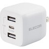 EC-AC4032WH USB Type-C 充電器 PD対応 合計出力32W Type C×1 USB A×2 折りたたみプラグ 小型 軽量 エレコム 44106879