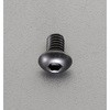 M6x20mm六角穴付ボタンボルト(ステンレス/黒色) エスコ