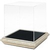 5面アクリルケース+台座 200×200×200 万丈