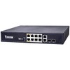アンマネージドPoEスイッチ(AW-FGT-100D-120) 12ポート PoE 8ポート EXモード 2年保証 Vivotek