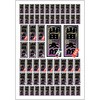 【名入れ】千社札ステッカー 籠文字 花火 ゆにねーむ