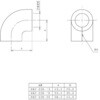 682-036-13 エルボ用保温材 カクダイ 44382773