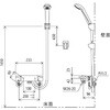 KF800TNN サーモスタット式シャワー KF800Tシリーズ 洗い場専用水栓 KVK 44517751