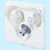 2ハンドル混合水栓コンセント(緊急止水機能付・ウォーターハンマー低減機能付) KVK