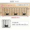 NK120-2P-BLK アイアンフェンス 折りたたみ 猫のシルエット 住まいスタイル 44662600