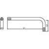 TRF/いたずら防止用ねじTRXL型レンチ(鉄/3価ホワイト)  (小箱) 日本パワーファスニング