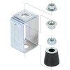 吊り金具(吊りボルト中間用) ネグロス電工