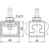 DH1-W3 ワールドダクター(チャンネルD1・D2タイプ用) ネグロス電工 45127126