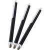PWTPS03BK/3 タッチペン スタイラスペン 3個入 導電繊維タイプ クリップ付 ペン先交換可 エレコム 45378946