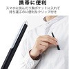 PWTPS03BK/3 タッチペン スタイラスペン 3個入 導電繊維タイプ クリップ付 ペン先交換可 エレコム 45378946