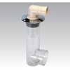 スーパートラップ付洗濯機用床排水金具VU専用(D-ZL付) アウス
