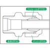 ME8-1/4 PFA メイルエルボ (アラムロック) ケニス 45948754
