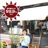 BNSS-1800(NV) オーニング 日よけスクリーン YAMAZEN(山善) 45977953