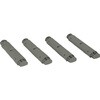 TPT-372K-DG プラスチック棚用 追加支柱4本セット TRUSCO 46180866
